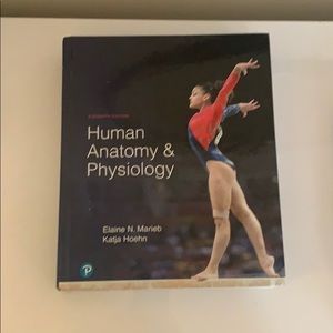 Book 1: Human anatomy and physiology textbook  Book 2: spiral lab textbook
